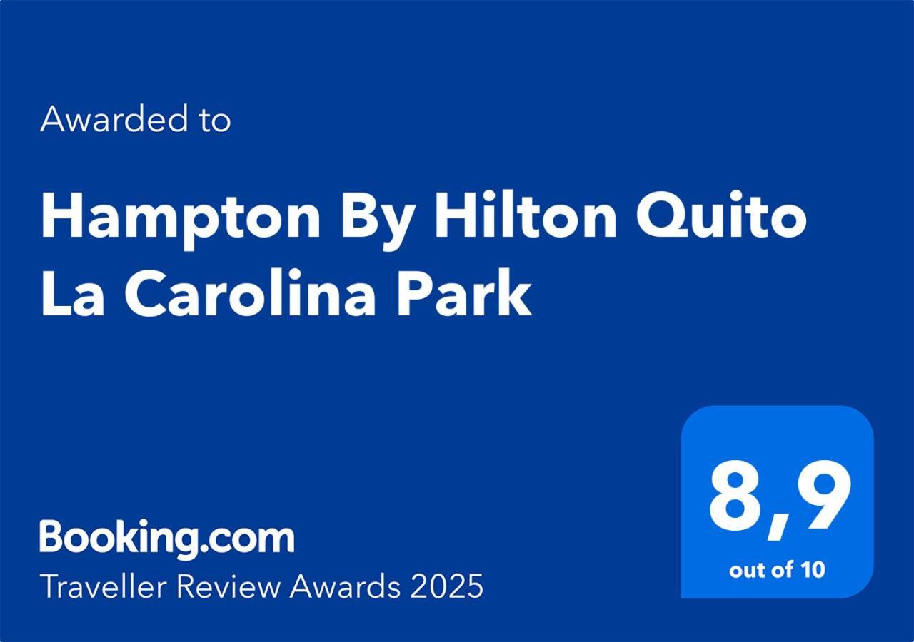 Hampton By Hilton Quito La Carolina Park Hotel Eksteriør billede